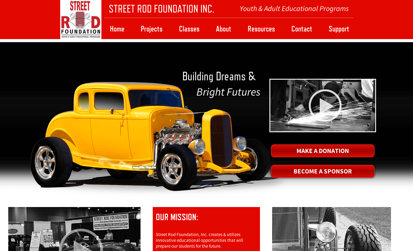 Autoshop Solutions builds and donates a supercharged website for Street Rod Foundation